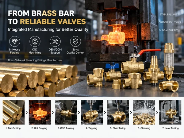 Why In-House Forging and CNC Machining Matter in Brass Valve Manufacturing