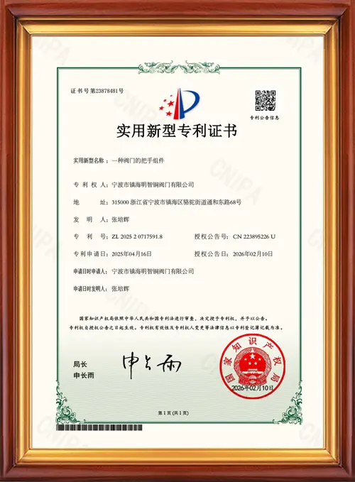 Patent Certificates